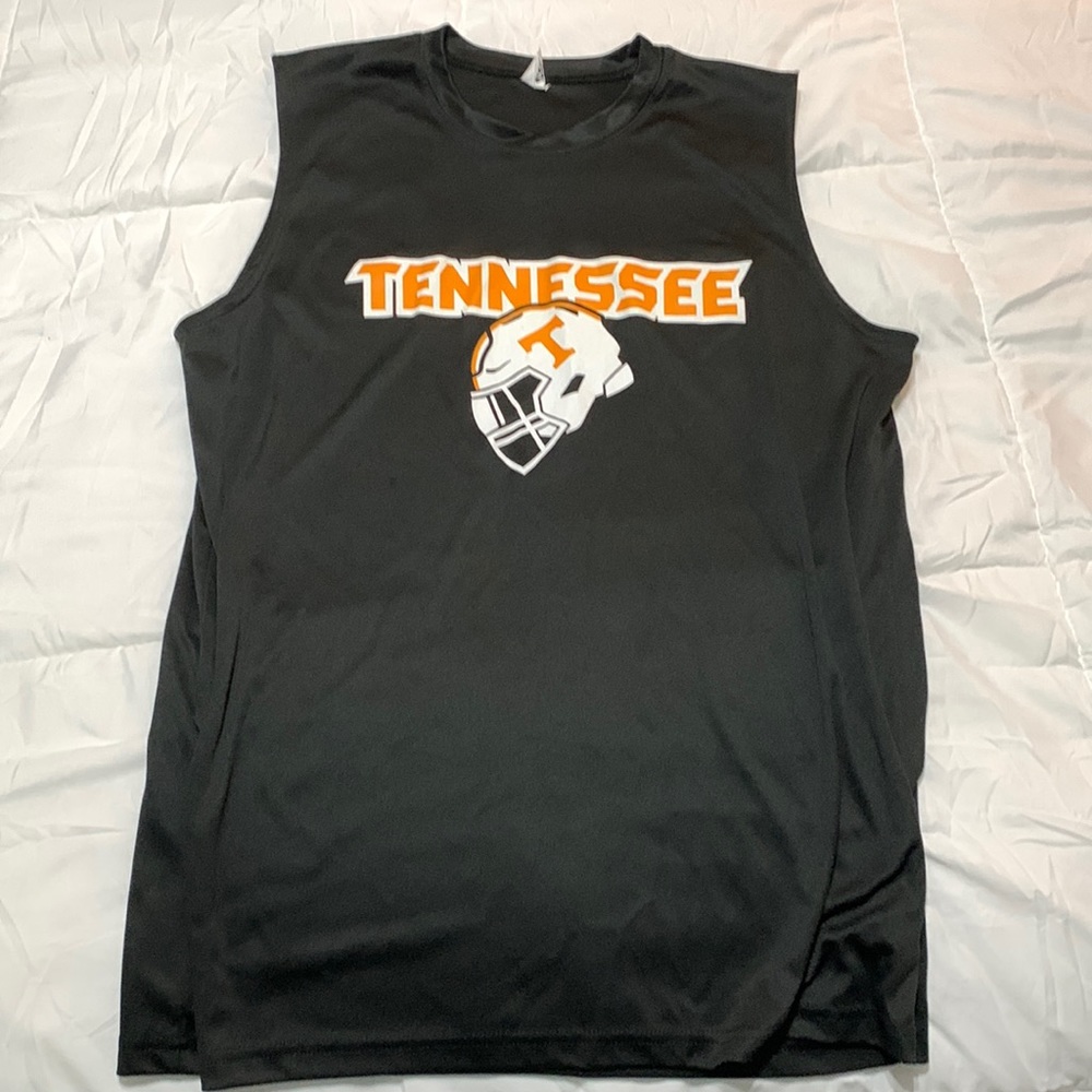 Tennessee vols team practice, sleeveless shirt. Got from a player on the team